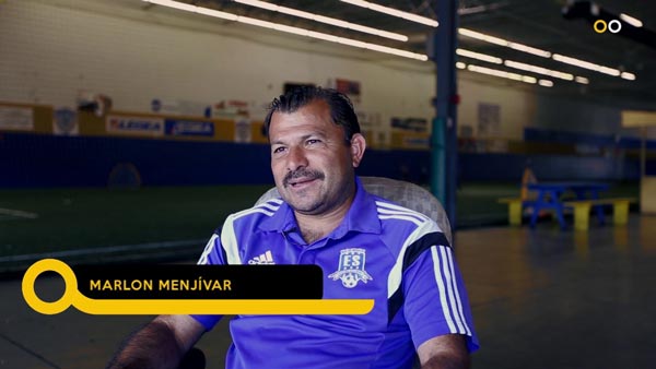 Marlon Menjívar, el fútbol como opción de vida