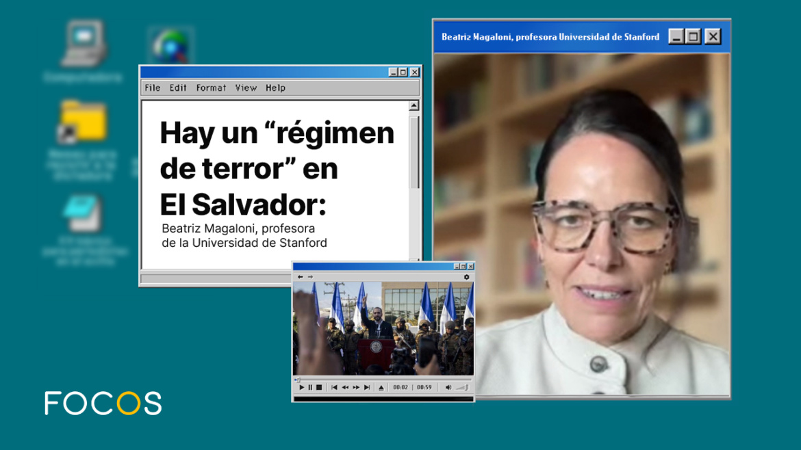 “Bukele no debió seguir con el régimen de excepción. Es un régimen de terror”: Beatriz Magaloni, Universidad de Stanford