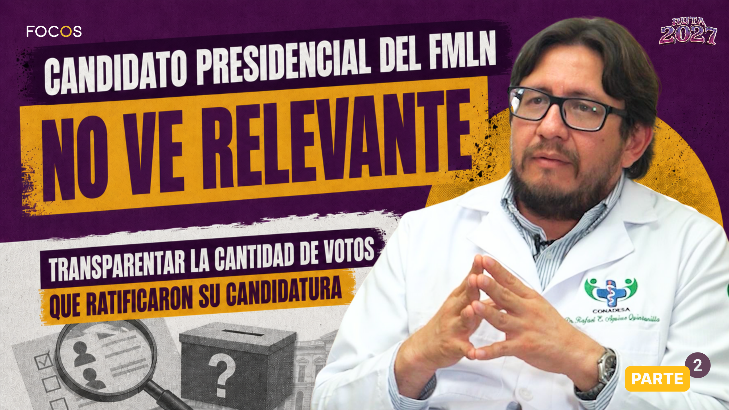 «No veo relevante saber cuántas personas votaron por mí»: Rafael Aguirre