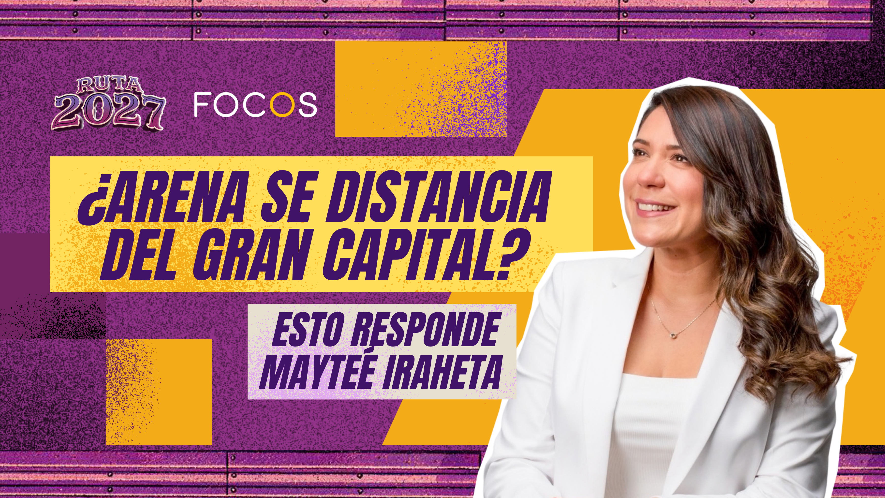 Candidata de ARENA sobre sus financistas: “no quieren vincularse con un partido de oposición”
